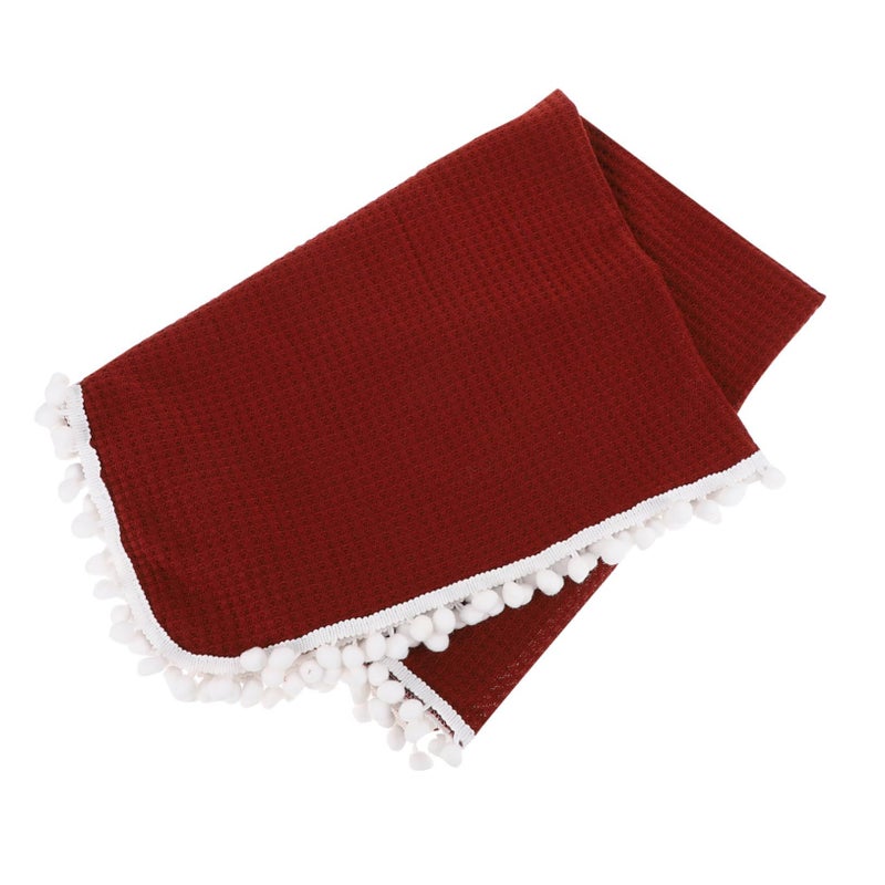 Soft Waffle Knit Swaddling Blanket for Newborns Cozy Crib Bedding for Baby Boy and Girl - Image 2