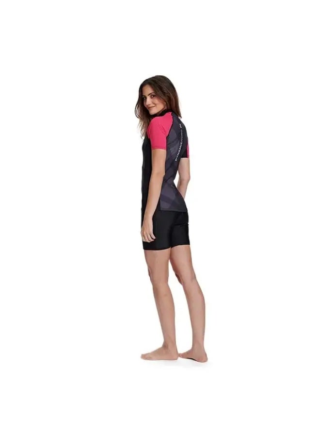 DYNAMICNORD Rg-32 Rashguard Long Sleeve Women Black/Purple Extra Large - Image 1