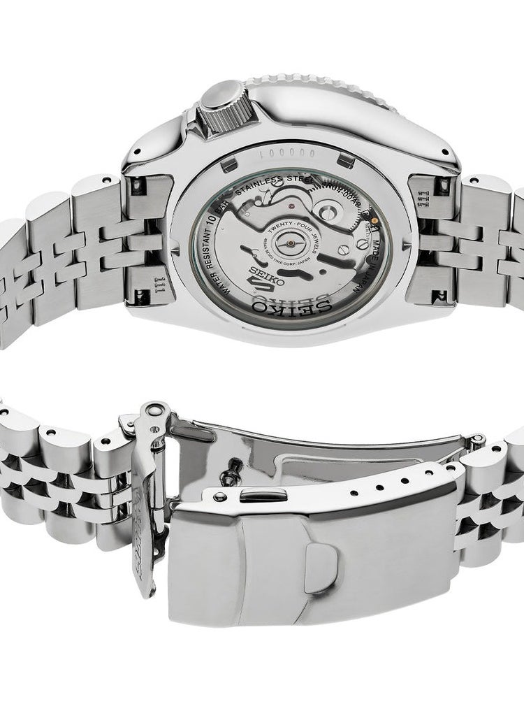 Seiko Seiko 5 Sports Automatic GMT Stainless Steel White Dial Men's Watch SSK033  - Image 3