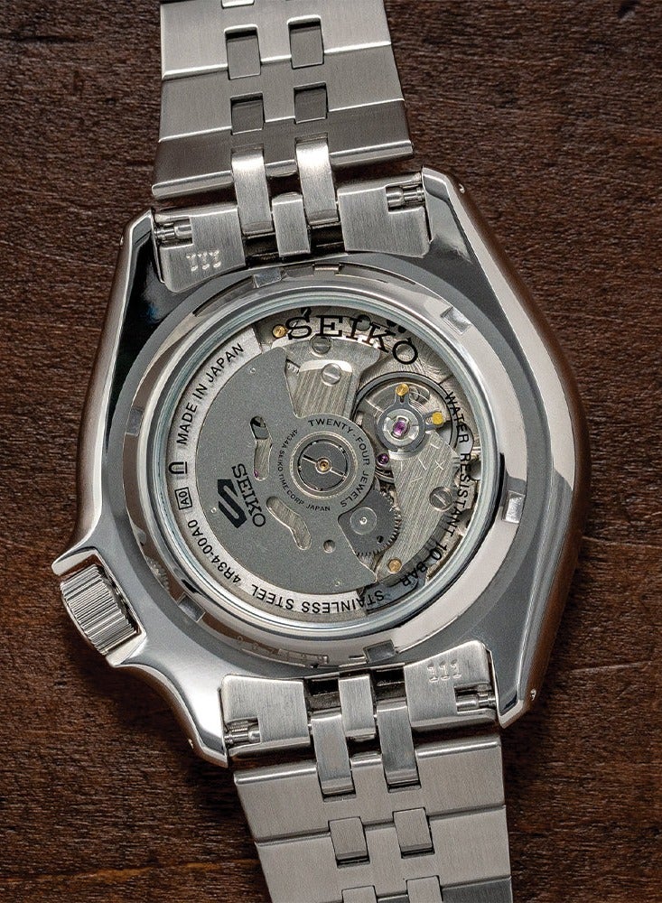 5 Sports Automatic GMT Stainless Steel White Dial Men's Watch SSK033