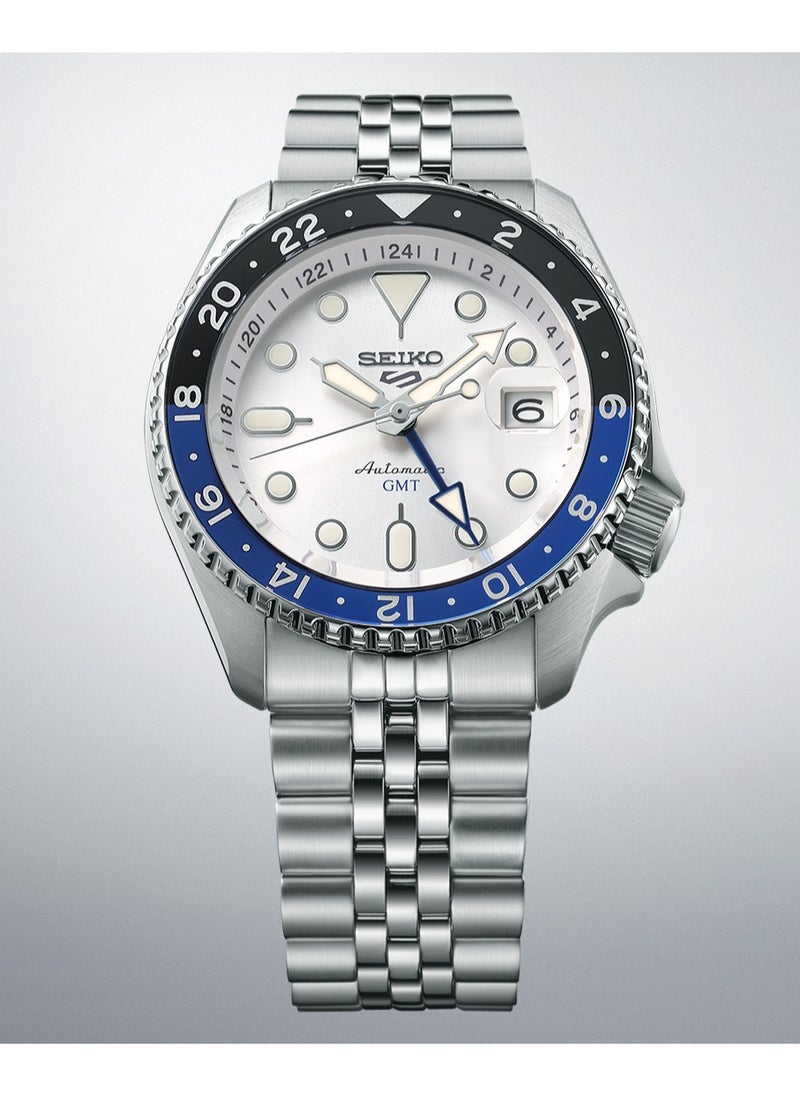 Seiko Seiko 5 Sports Automatic GMT Stainless Steel White Dial Men's Watch SSK033  - Image 2