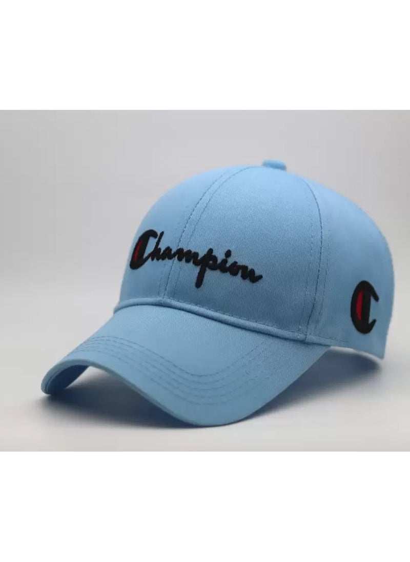 Champion - Unisex Champion Letter Embroidered Sports Hat - Image 1