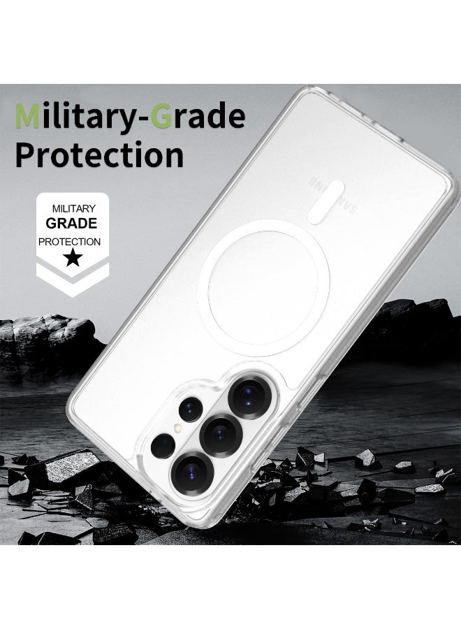 Egolav Magnetic protective case for Samsung Galaxy S26 Ultra, [2400G strong magnet] translucent frosted military standard shockproof protective cover (frosted transparent) - Image 4