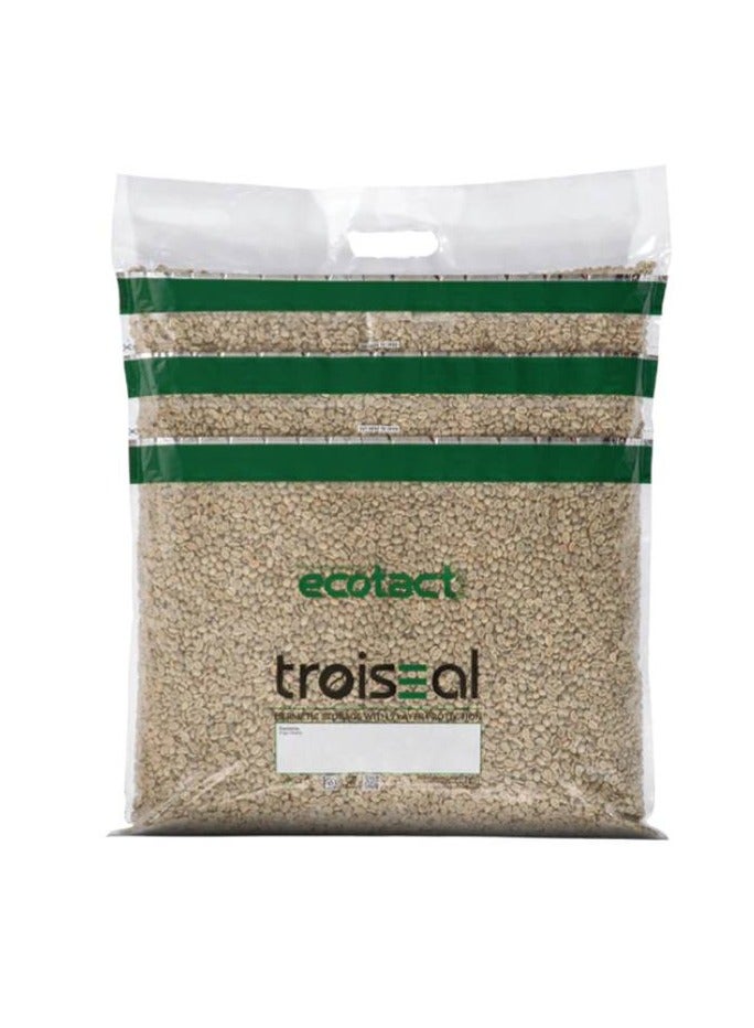 Ecotact 12.5 Troiseal Tamper-proof Hermetically Sealed Bags, Plastic Storage Bags for Green Coffee Beans, Suitable for 10-12.5 kgs, Pack of 20 pcs  - Image 1