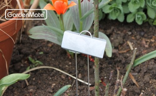 GardenMate 25-Pack Weatherproof Large Zinc Metal Plant Labels, Height 11.5", Label Area 3 1/2 x 1 1/4" - Image 4