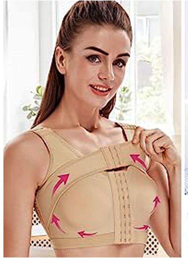 Generic - Women Post Surgery Bra, Front Closure Compression Tank Top, Posture Corrector, Shapewear With Breast Support Band - Image 1