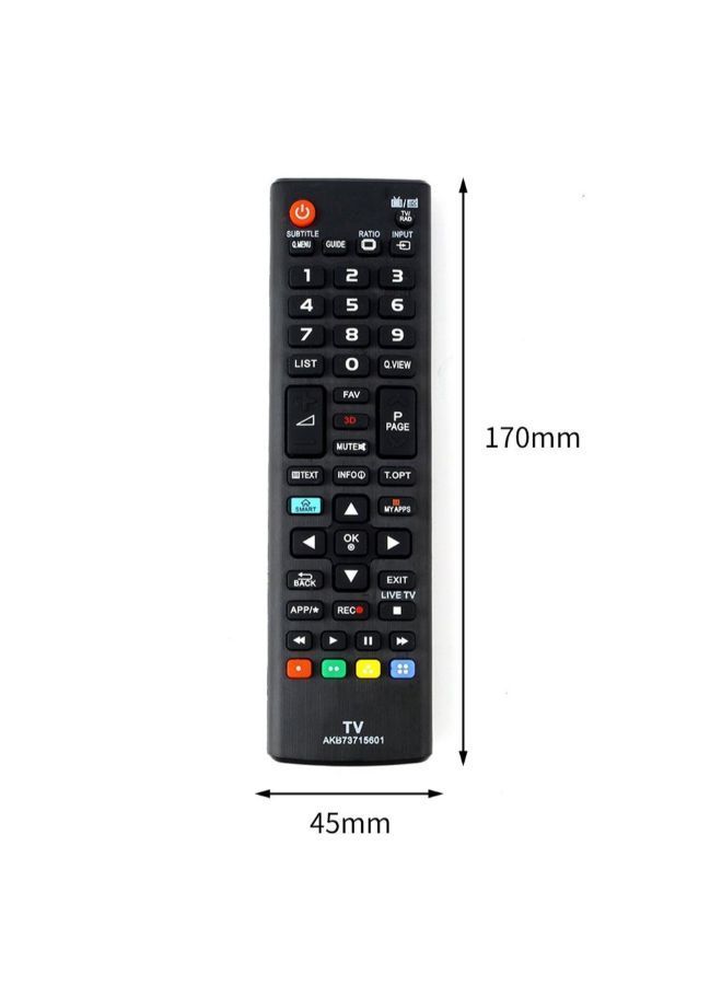 NIBEMINENT Remote Control For LG TV Black - Image 3