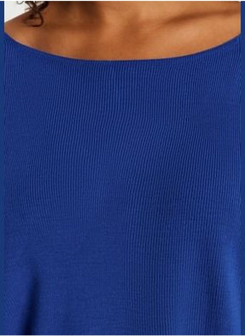 trendyol Sax-Back Cross Band Detailed Knitwear Sweater TBBAW23AN00021  - Image 4