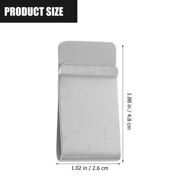 Stainless Steel Money Wallet Clips Money Folder Wallet Credit Holder - Image 2