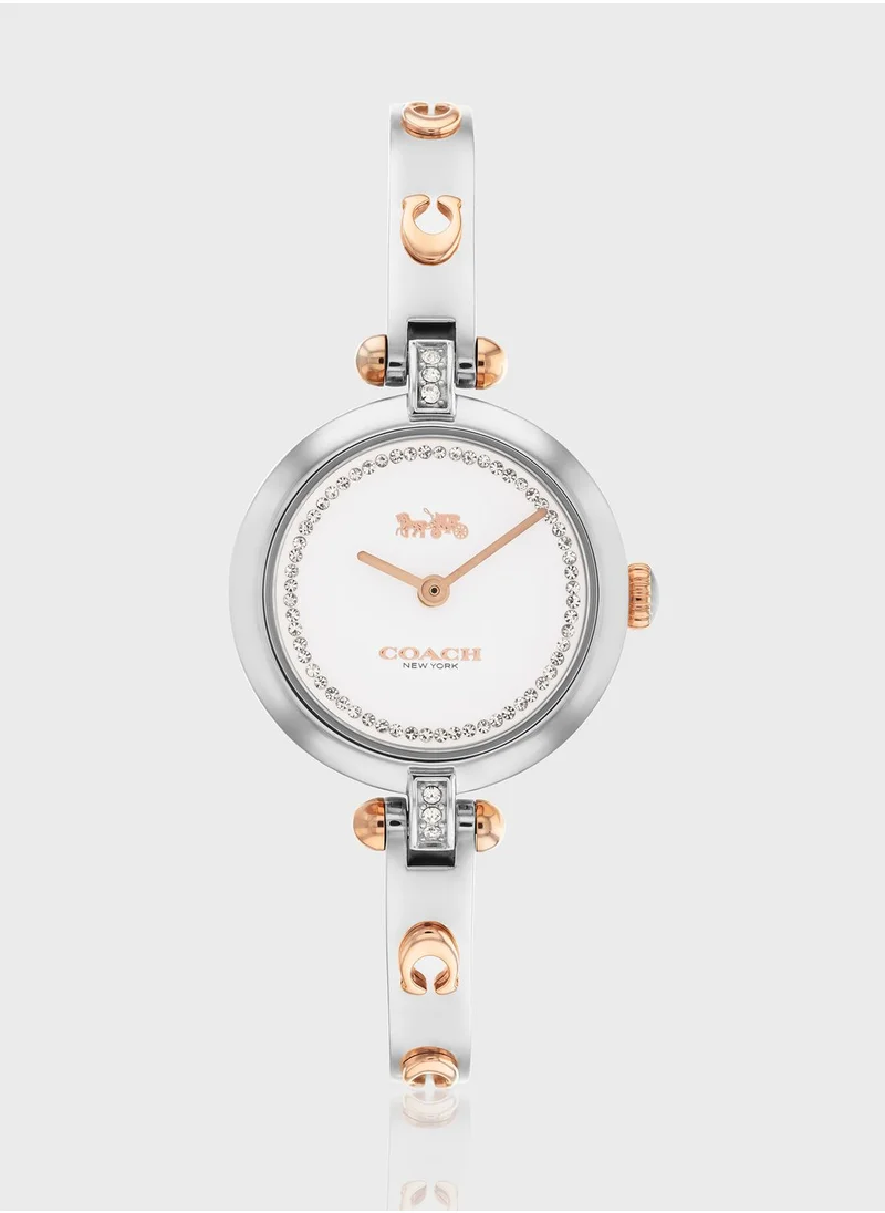 COACH Cary Steel Strap Analog Watch