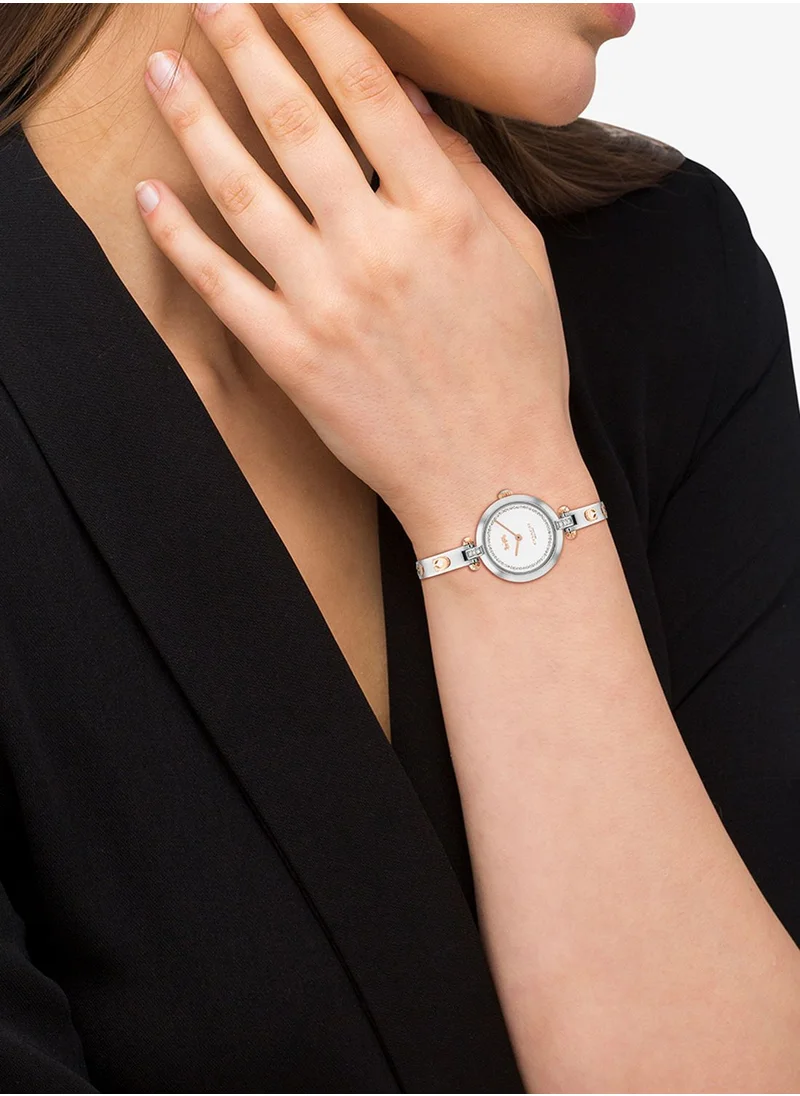 COACH Cary Steel Strap Analog Watch