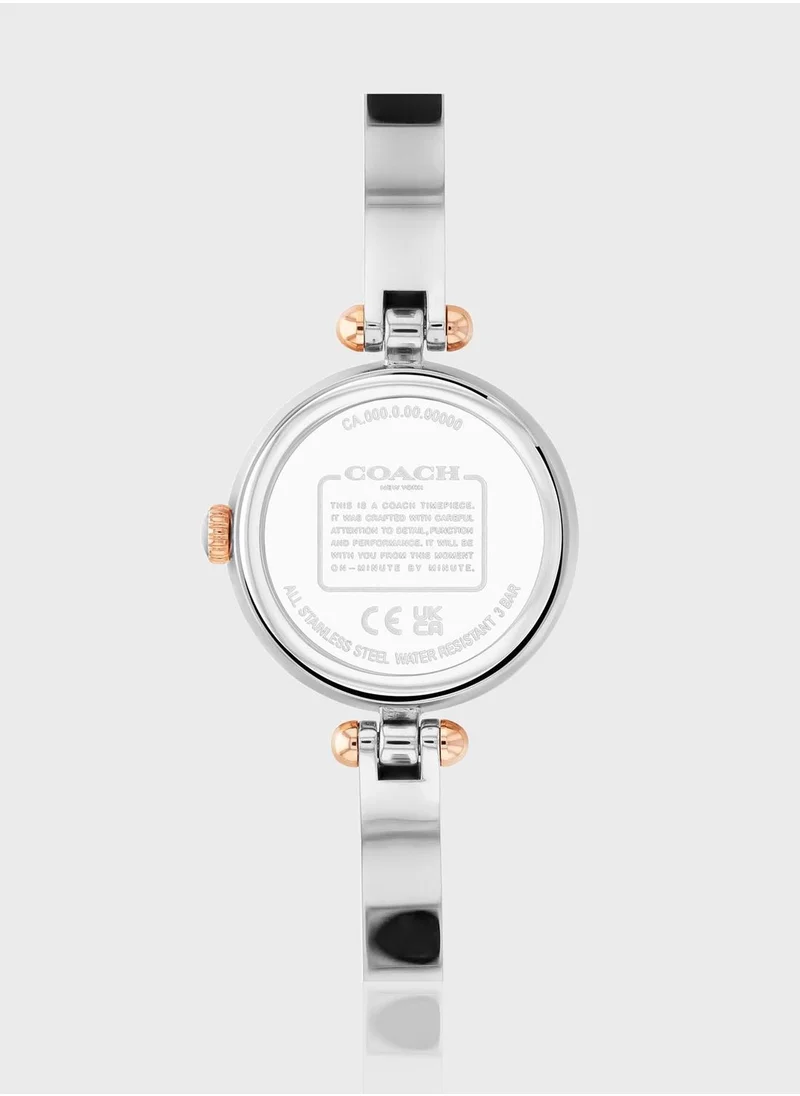 COACH Cary Steel Strap Analog Watch