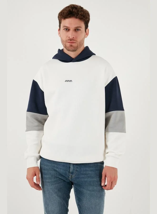 Buratti  Buratti Cotton Relaxed Fit Hooded Furry Inside Soft Raised 2-Pack Sweat Men's SWEAT 5905299S2 for Men | Best Price UAE