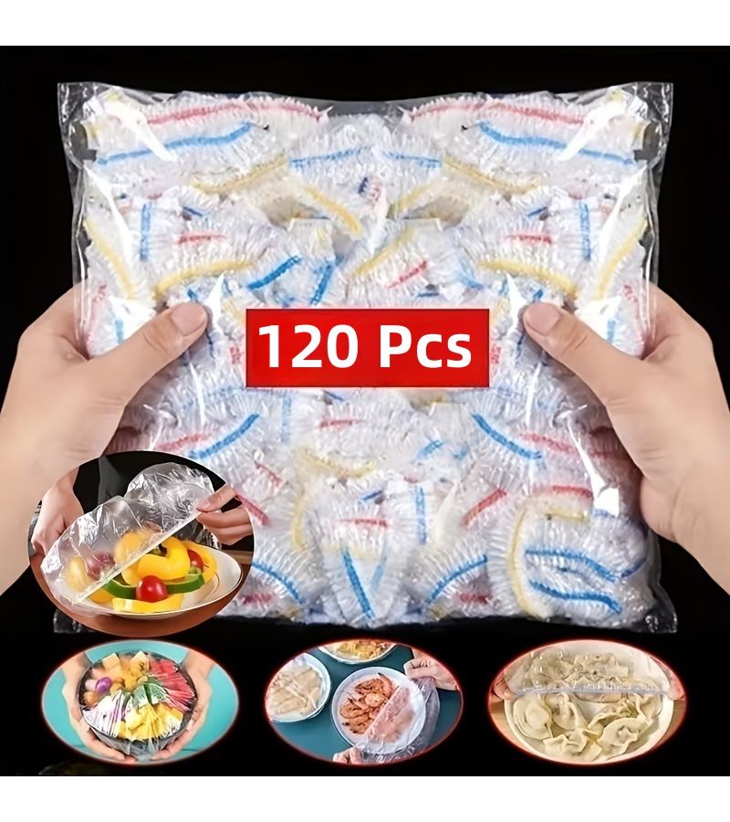 120 White Food Grade Plastic Bags for Kitchen Storage Microwaves Freezer Gifts - Image 3