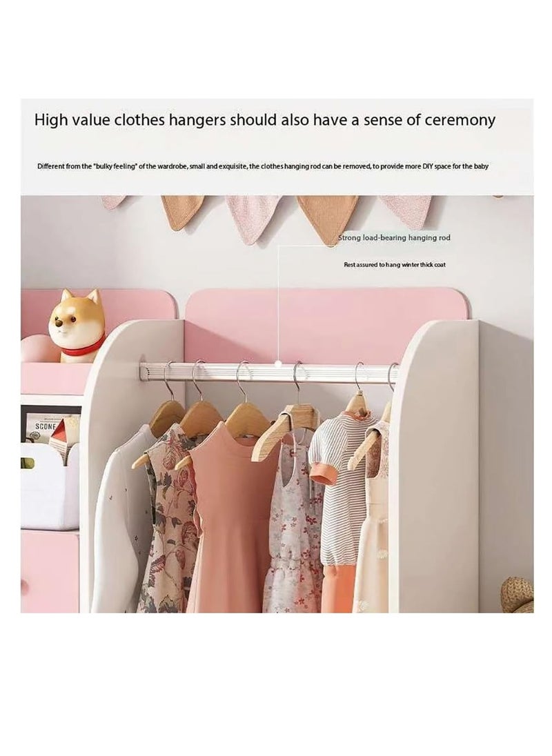 Kids Wardrobe Closet,Kids Dress Up Storage with 5 Drawer, Kids Armoire Opening Hanging Costume Closet Wardrobe for Kids, Pretend Storage Closet Armoire Dresser for Kids Room(YN011-Pink) - pzsku/ZCBE97A6ED1F87B91CC66Z/45/_/1728722195/5f6ac619-46ec-40d5-84c2-01a3ed29aa75