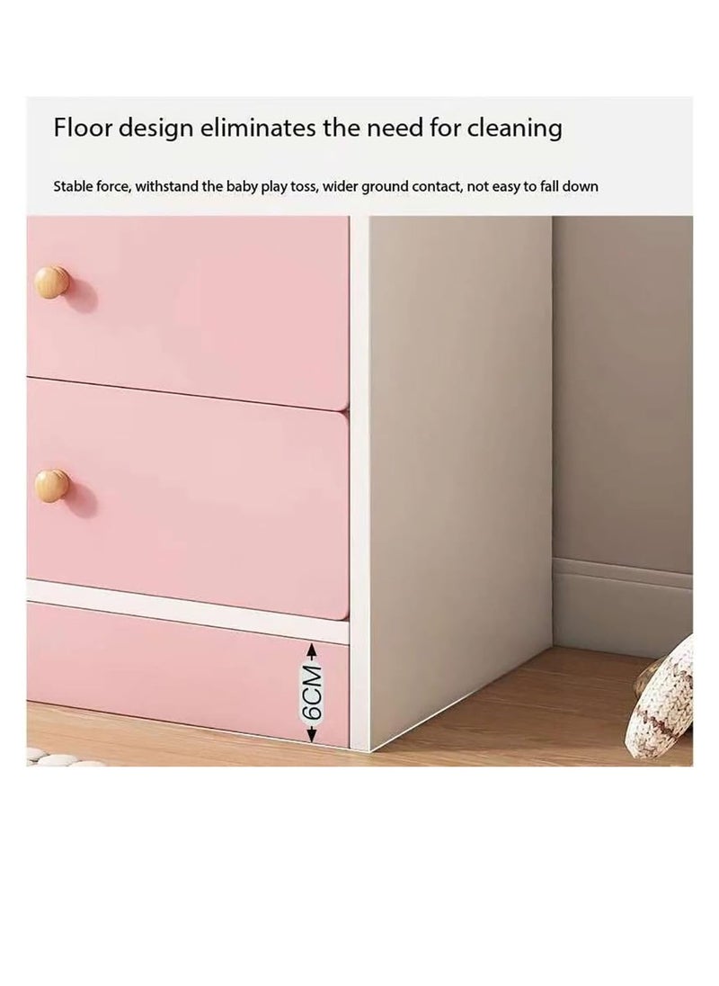 Kids Wardrobe Closet,Kids Dress Up Storage with 5 Drawer, Kids Armoire Opening Hanging Costume Closet Wardrobe for Kids, Pretend Storage Closet Armoire Dresser for Kids Room(YN011-Pink) - pzsku/ZCBE97A6ED1F87B91CC66Z/45/_/1728722235/7274cec9-646f-4d01-9311-1de4f1cba622