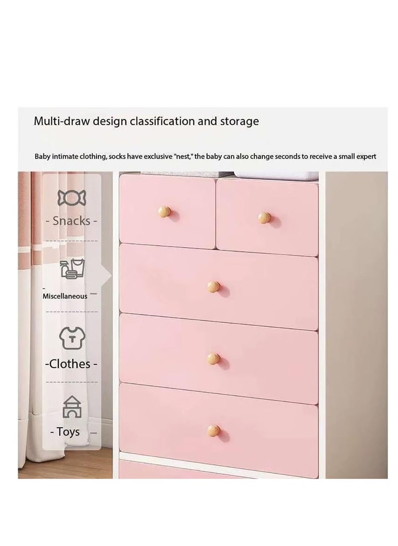 Kids Wardrobe Closet,Kids Dress Up Storage with 5 Drawer, Kids Armoire Opening Hanging Costume Closet Wardrobe for Kids, Pretend Storage Closet Armoire Dresser for Kids Room(YN011-Pink) - pzsku/ZCBE97A6ED1F87B91CC66Z/45/_/1728722245/4be59a2f-82d9-433f-93a0-dd75ae5aa7a8