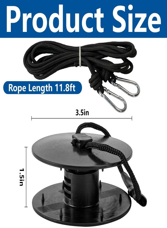 Shupakul 2 Pcs Floating Mat Tether Kit,Floating Water Mat Tether Kit Includes Grommet and 11.8Ft Cord,Floating Mat Lilly Pad Accessories for All Foam Water Pads - Image 2