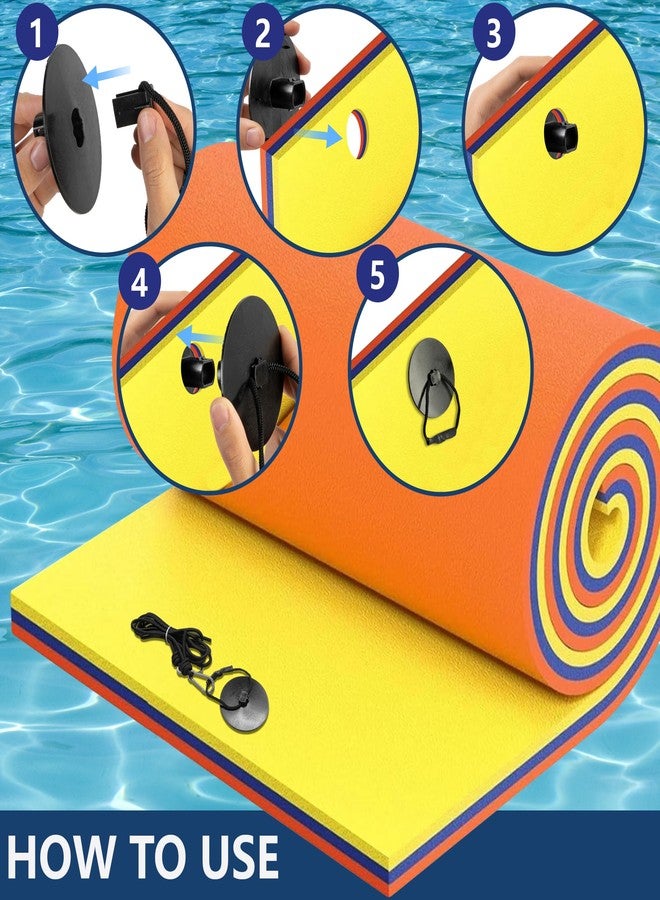 Shupakul 2 Pcs Floating Mat Tether Kit,Floating Water Mat Tether Kit Includes Grommet and 11.8Ft Cord,Floating Mat Lilly Pad Accessories for All Foam Water Pads - Image 3