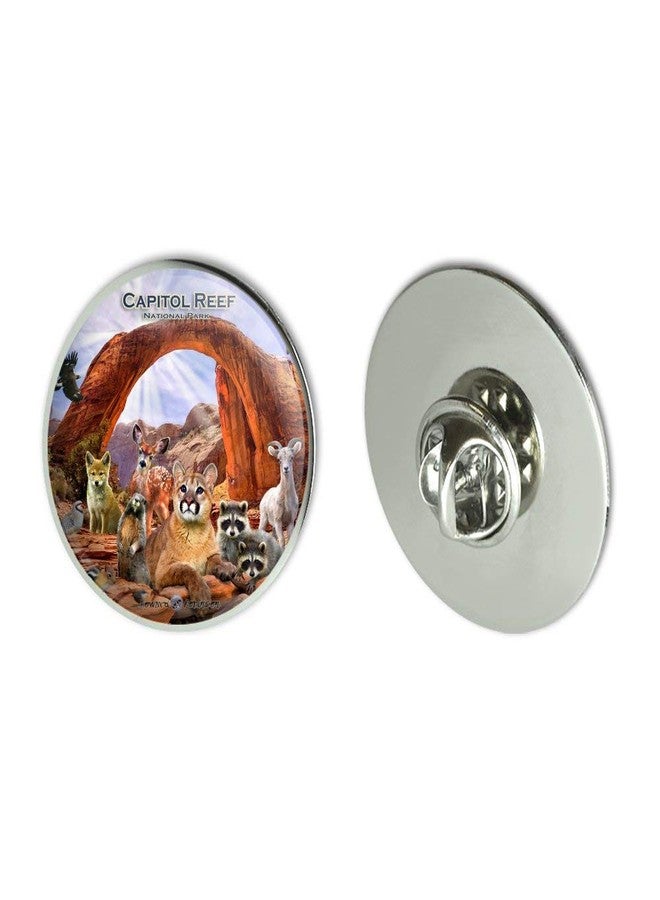 GRAPHICS & MORE Capitol Reef National Park Utah Animals 1.1" Tie Tack Lapel Pin - Image 1