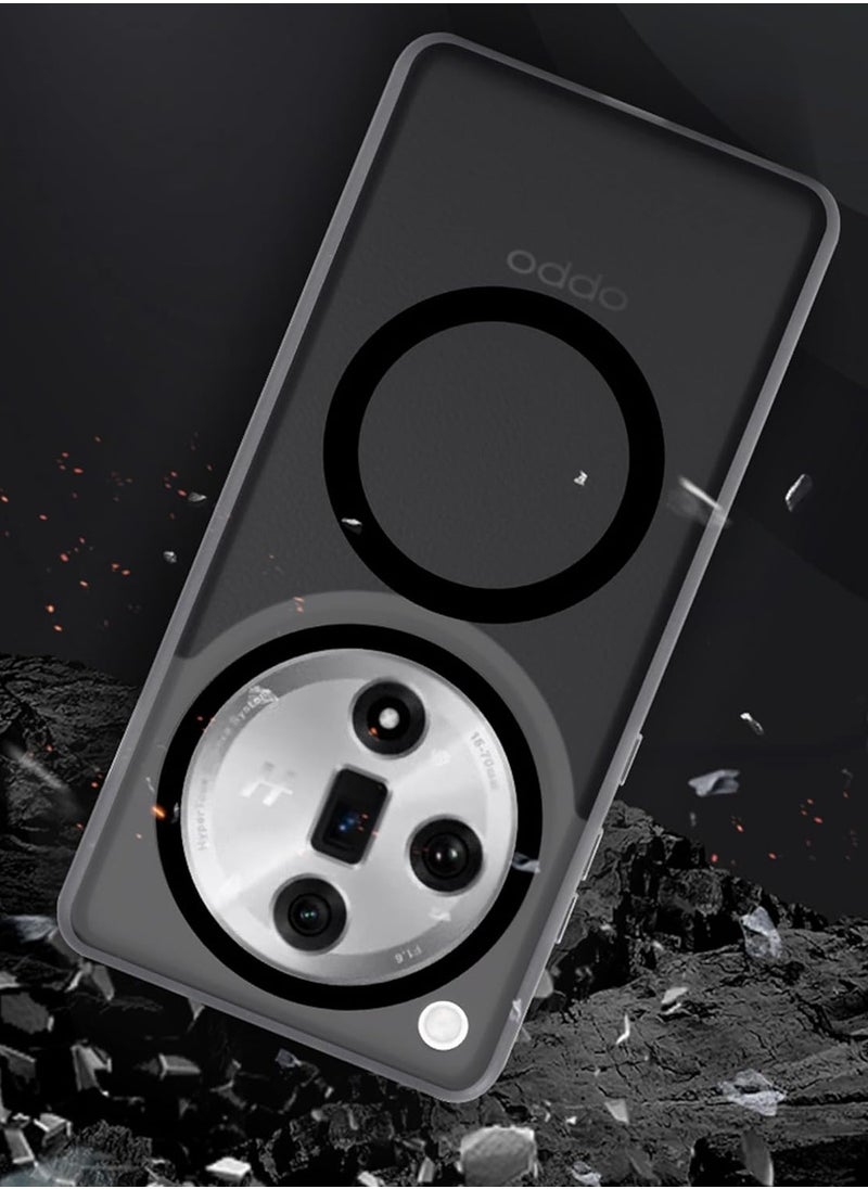 Magnetic Case Compatible with OPPO Find X7 Ultra, Upgraded [Magsafe Compatible] [Military Grade Protection], Shock and Scratch Resistant Back Cover Case