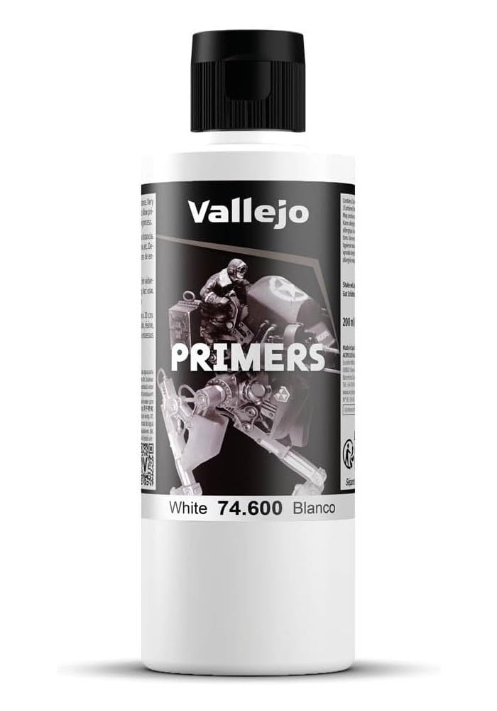 Vallejo برايمر بولي يوريثان أبيض من فاليخو موديل كولور 200 مل - Image 1