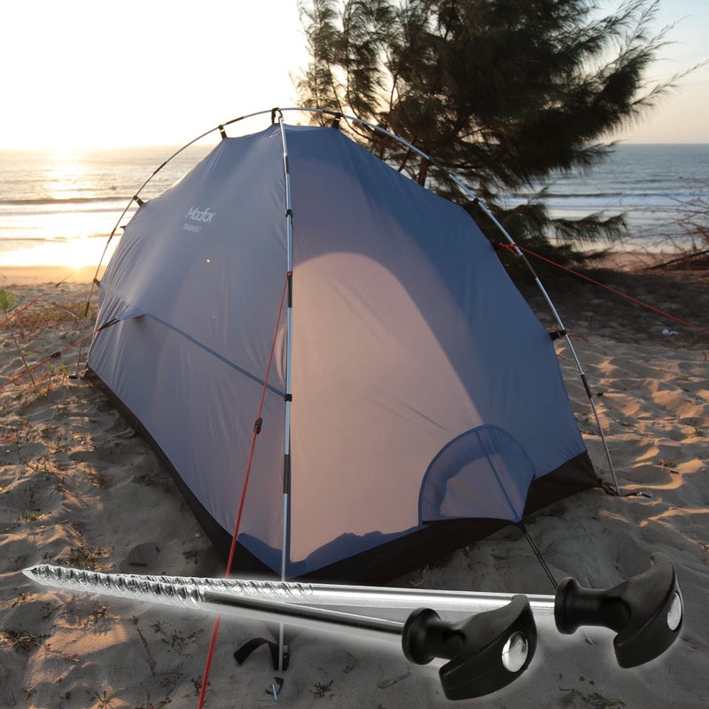 com-four® 36 x Steel Tent Pegs - Robust Pegs with Thread for Camping and Outdoor - Ideal for Normal and Hard Ground - Image 2