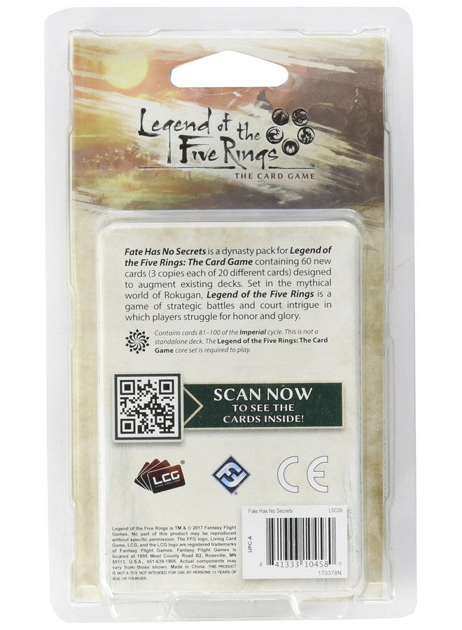 Fantasy Flight Games Legend of the Five Rings LCG: Fate Has No Secrets - Image 2