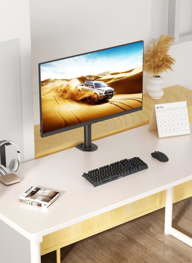 Bracwiser Single Fully Adjustable Monitor Arm Stand Mount for Monitor Computer Screen 13 15 17 19 20 22 23 24 26 27 30 32 inch VESA 75 100 MD7401 - Image 2