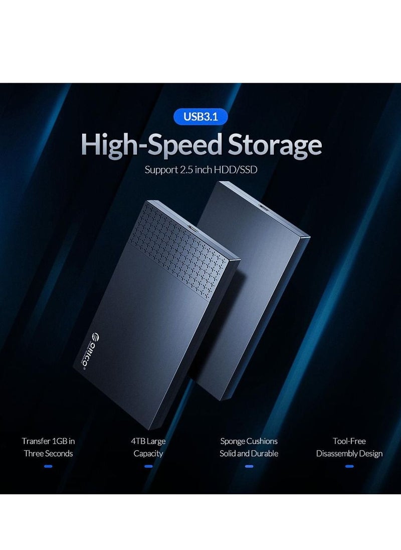 Orico حافظة القرص الصلب الخارجي المحمولة من أوريكو نوع-C بسرعة 6Gbps تدعم UASP  - Image 3