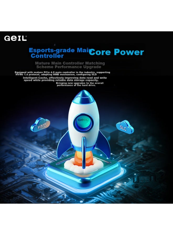 Geil 2tb Ssd, M.2 Interface , Nvme Ssd, High-performance Gaming Version, High-speed 7250mb/s, G7q Series - Image 4