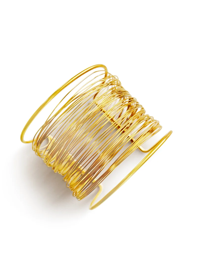 Hzmer Jewellery Golden Harmony Cuff