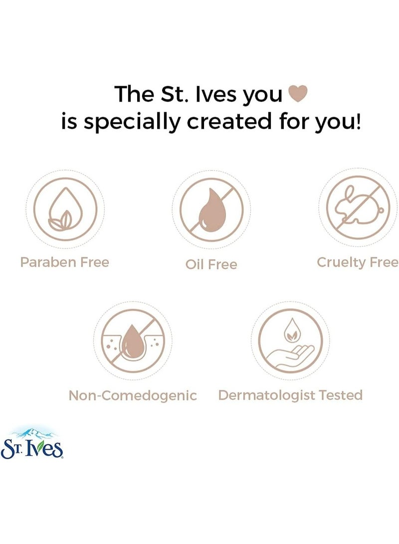 ST. Ives Gentle Smoothing Oatmeal Scrub Mask 170 g Face Exfoliating Mask Gentle Cleanser Smooth Soft Skin Care - Image 2