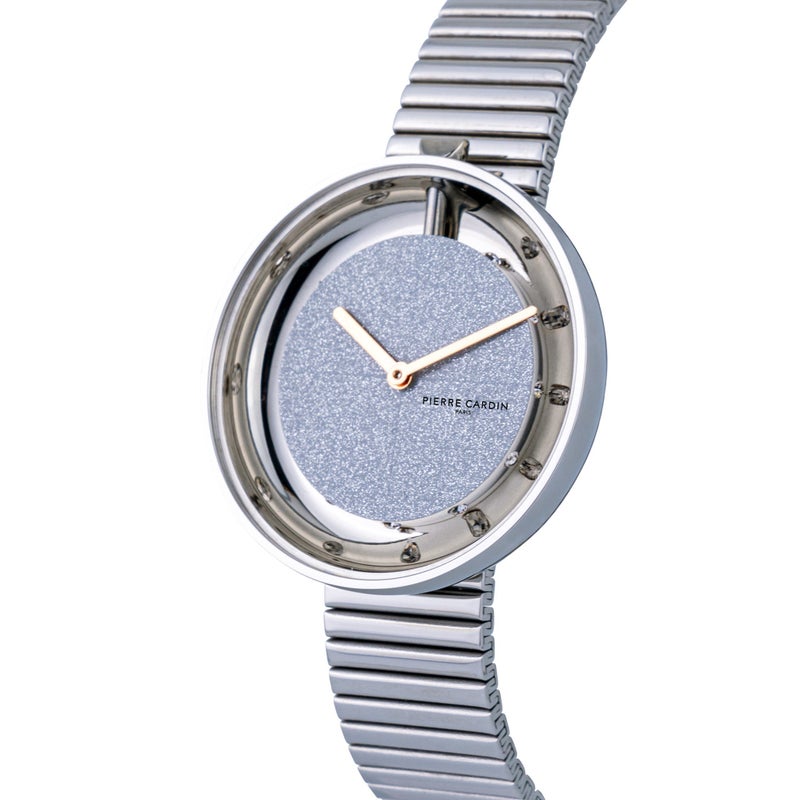 PIERRE CARDIN Women's Watch with Silver Stainless Steel Case and Silver Stainless Steel Band - Image 2