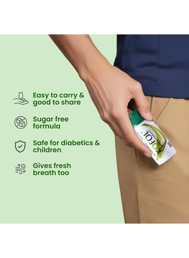 Charak Kofol Chewable Tablets | Instant Ayurvedic Relief for Sore Throat & Dry Cough 3PCS - Image 4