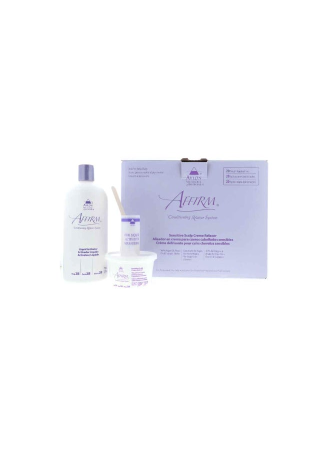 Avlon Affirm Moisture Plus Conditioning Relaxer Kit for Dry Hair Sensitive Scalp Formula 20 sing - Image 4