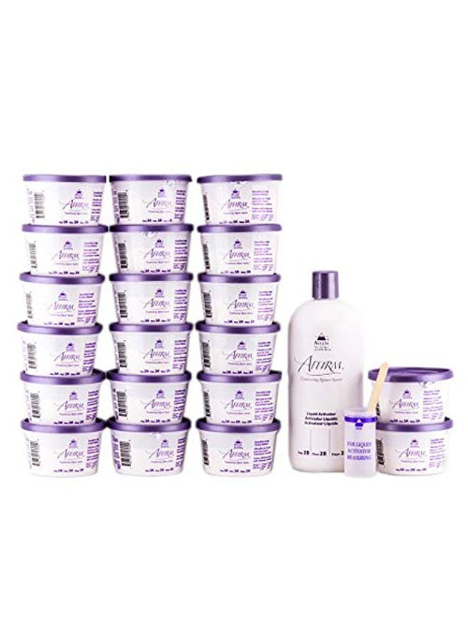 Avlon Affirm Moisture Plus Conditioning Relaxer Kit for Dry Hair Sensitive Scalp Formula 20 sing - Image 1