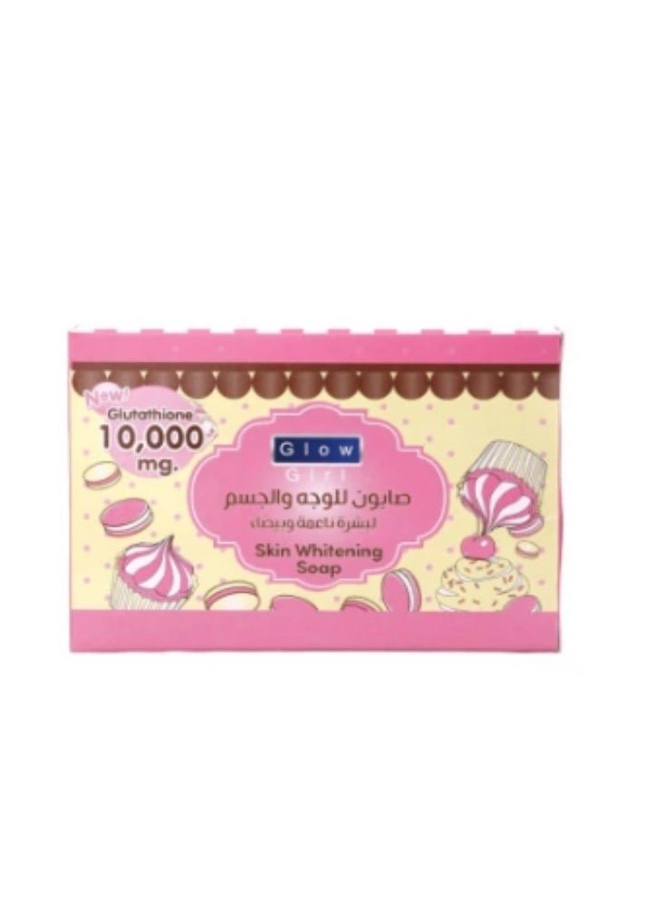 جلو جيرل  - صابون الوجه والجسم لبشرة ناعمة وبيضاء 100 ج - Image 1