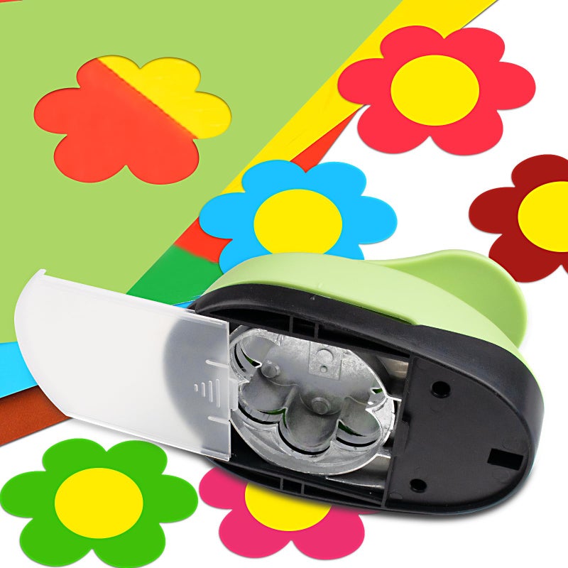 HKKYO Flower Hole Punch 3 inch Flower Paper Punches for Crafting Flowers Craft Punches Hole Puncher for Crafts Flowers Scrapbooking Puncher Shape Lever Punch - Image 2