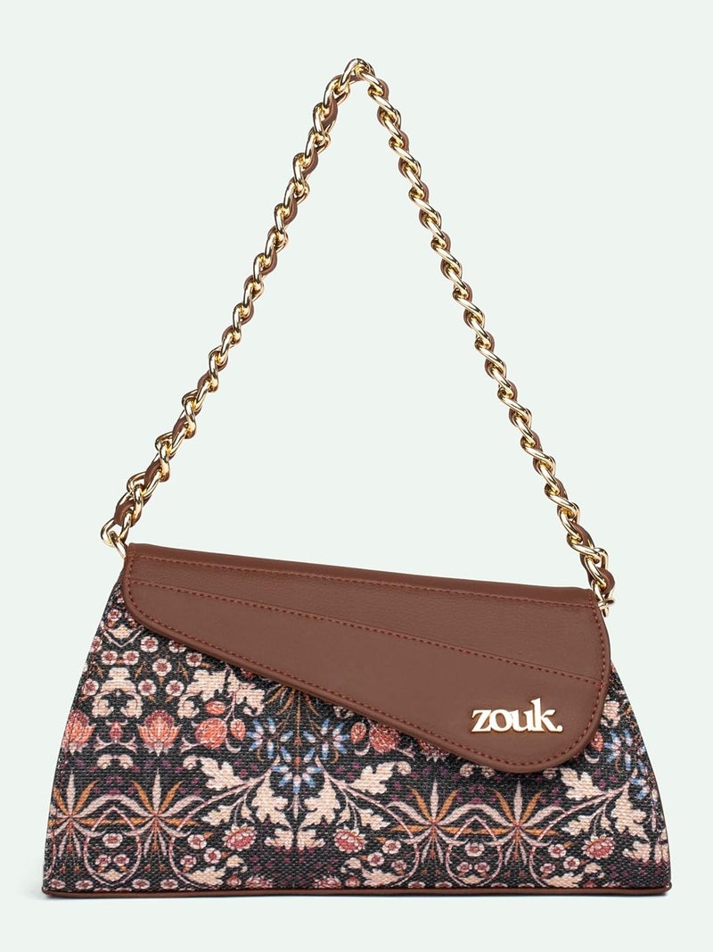 ZOUK حقيبة كتف ميني ريا كابور | حقيبة كتف جلد نباتي للنساء - Image 3