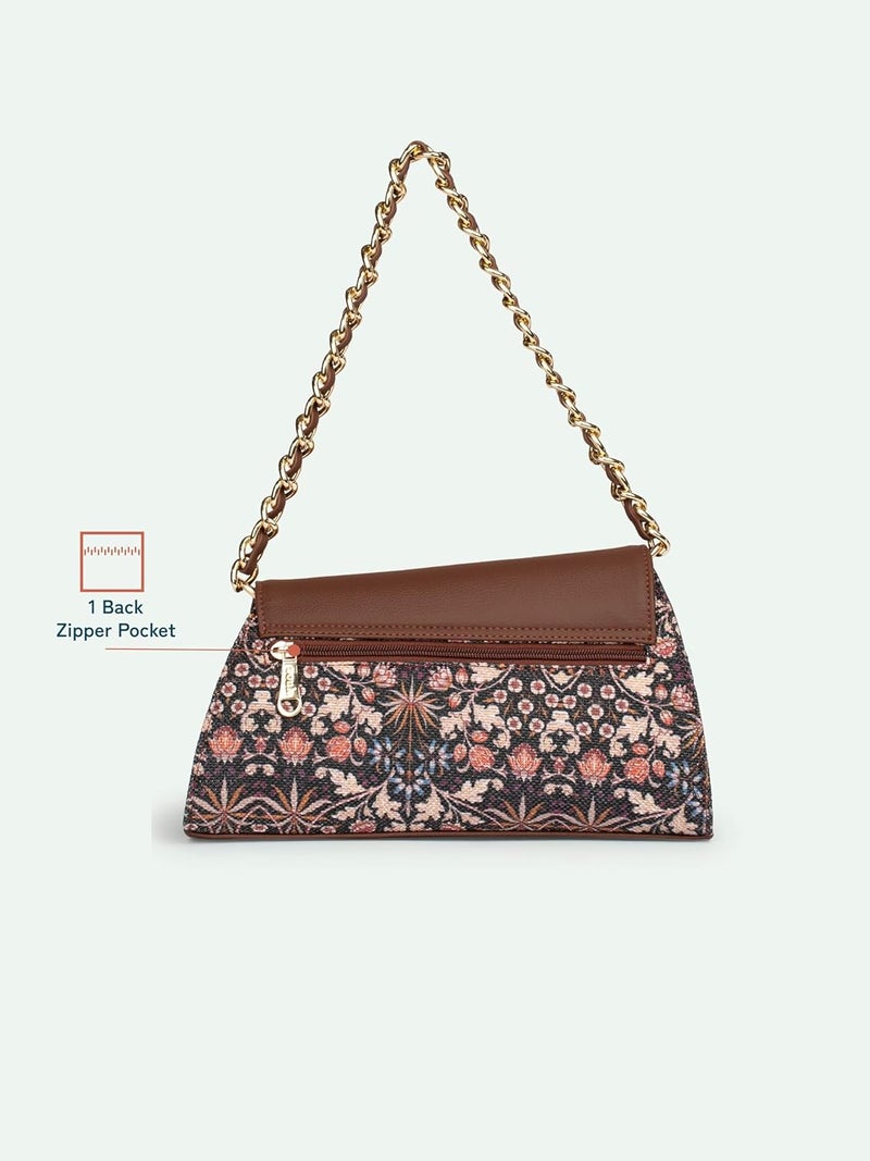 ZOUK حقيبة كتف ميني ريا كابور | حقيبة كتف جلد نباتي للنساء - Image 4