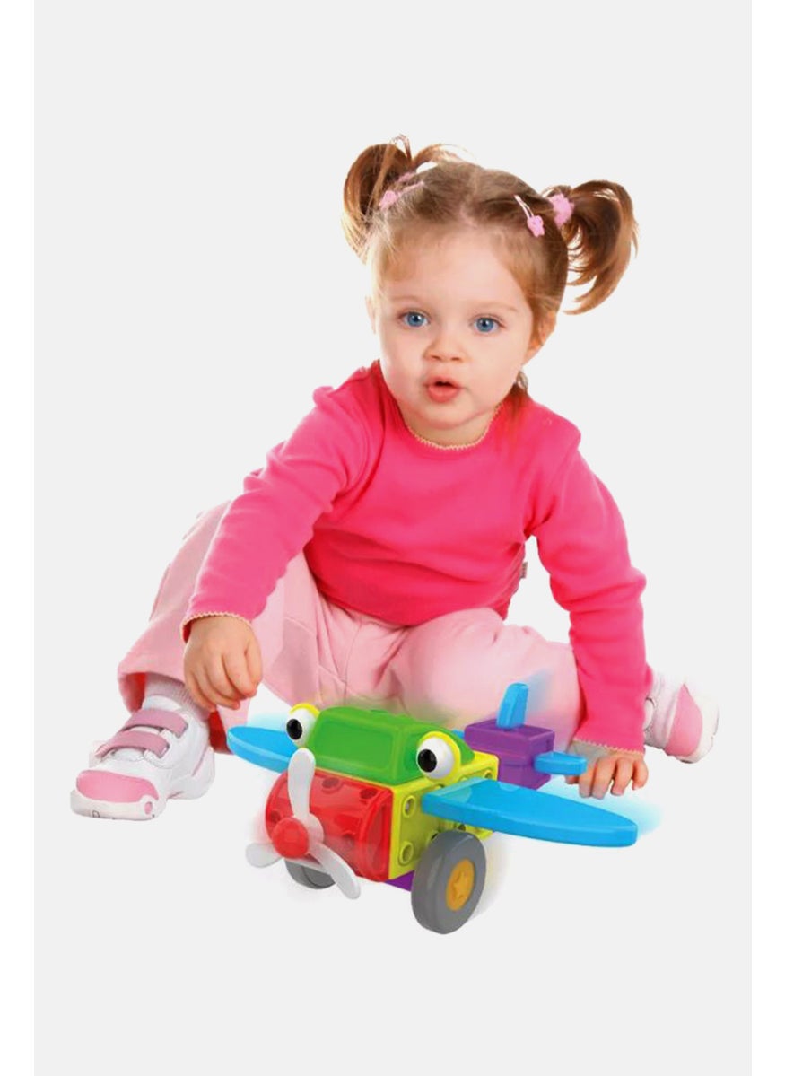 THE LEARNING JOURNEY Techno Kids 4 in 1 on the Go Construction Sets, Purple  - Image 3