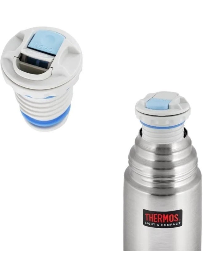 THERMOS STAINLESS STEEL VACUUM INSULATED STEEL FLASK 1000 ML - Image 3