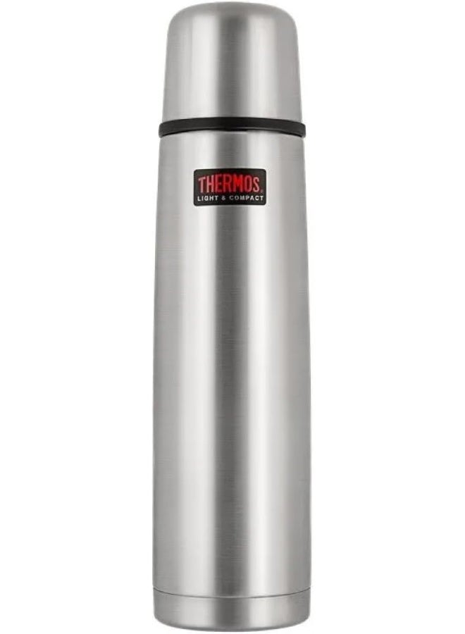THERMOS STAINLESS STEEL VACUUM INSULATED STEEL FLASK 1000 ML - Image 1