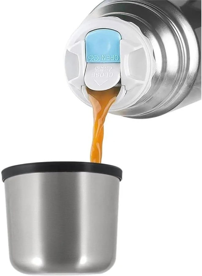 THERMOS STAINLESS STEEL VACUUM INSULATED STEEL FLASK 1000 ML - Image 4