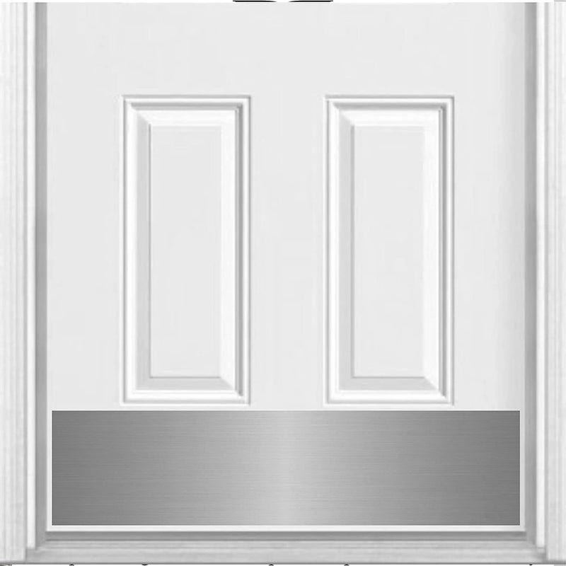 saifix Door Kickplate Stainless Steel Door Push Plate Heavy Duty Long Life Durable Door Plate with Screws Kick Plate for Exterior Door for Door Avoid from Kicking (Size - 34 X 8 Inch) - Image 4