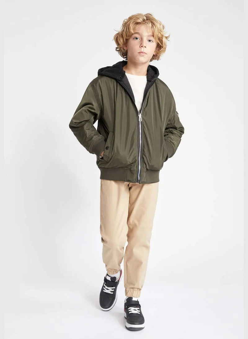 DeFacto Boy Bomber Bomber Long Sleeve Jacket