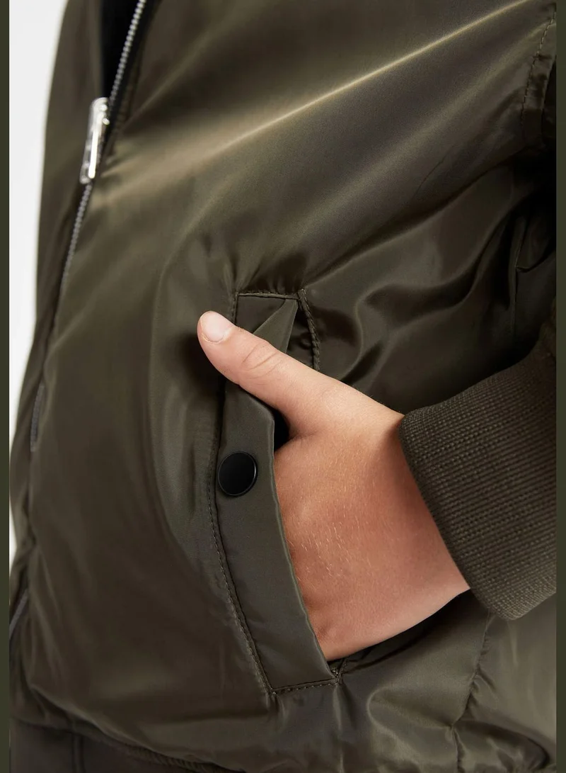 DeFacto Boy Bomber Bomber Long Sleeve Jacket