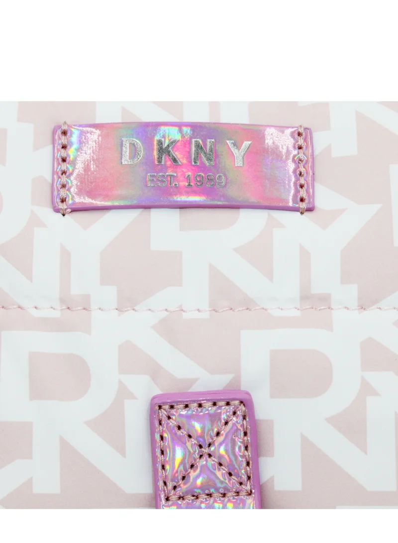 DKNY DKNY Signature Puffer Roll Bag Cosmetic Bag, Travel Make up Bag Small, Small Lightweight Cosmetic Bag Storage Bag, Small Makeup Bag, Travel Toiletry Bag