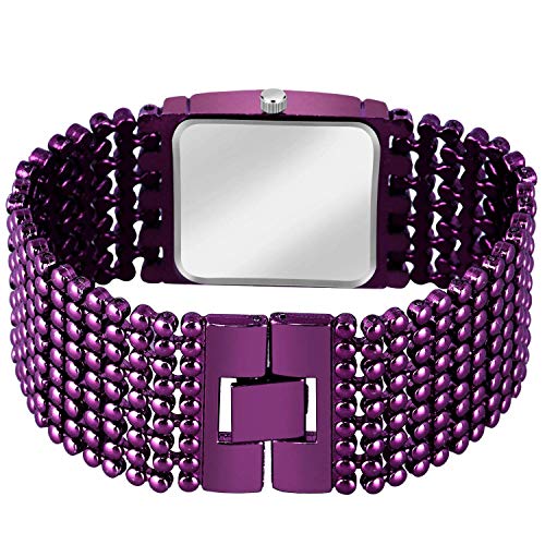 CLOUDWOOD Analogue Purple Dial Bracelet Watch for Women's & Girl's -WCL-113 (Purple) - Image 2